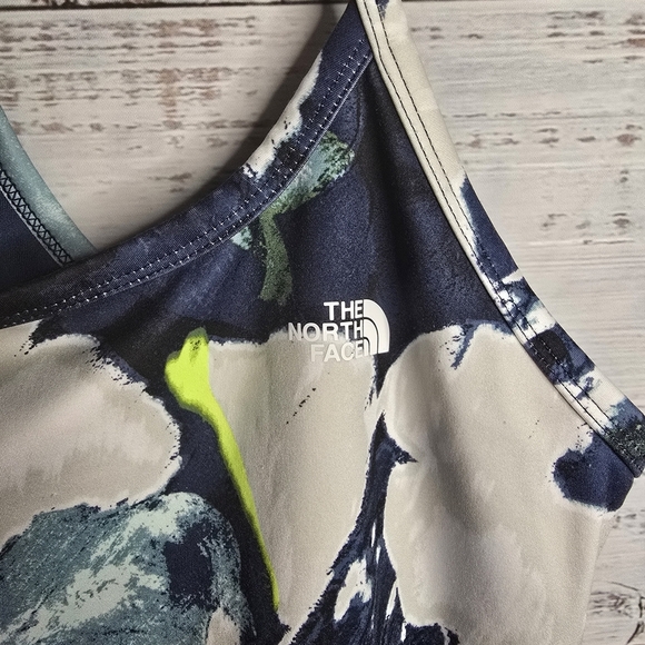 The North Face Floral Womens Dune Sky Tanklette Size Large - Picture 4 of 5